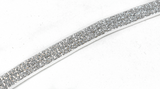 Metallic Elastic Trim 3/8" Gold Silver