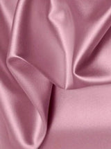 Stretch Silk Satin Deep Blush