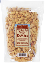 50% Less Salt Roasted & Salted Peanuts / 1 lb
