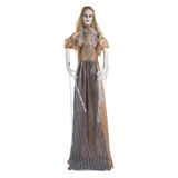 6 Ft Animated Zombie Bride Halloween Outdoor Yard Decoration