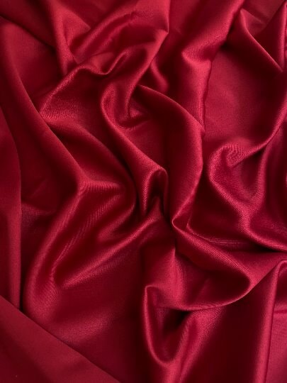 Stretch Crepe Back Satin Burgundy