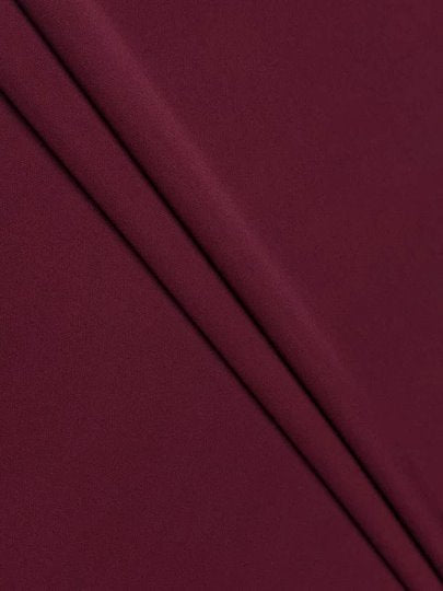 Stretch Crepe Burgundy