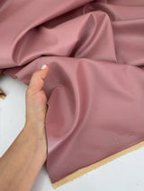 Stretch Faux Leather Mauve
