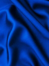 Stretch Satin Royal Blue