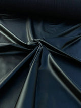 Black 4-Way Stretch Faux Leather