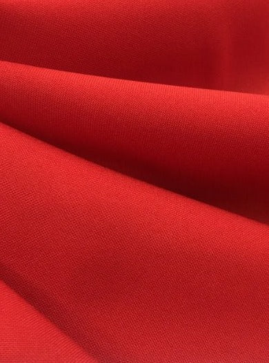Poly Poplin Red