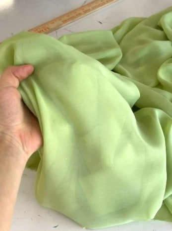 Sheer Sage Green Chiffon