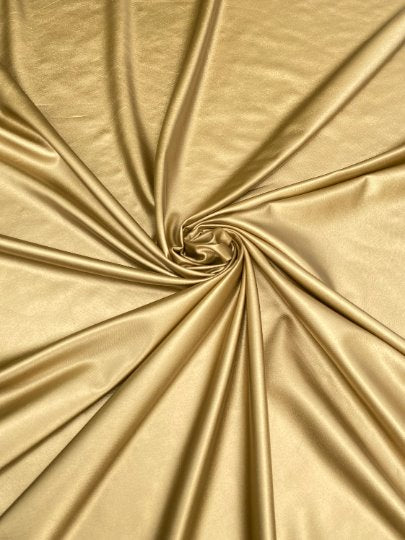 Gold Stretch Faux Leather