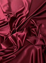 Shiny Nylon Spandex Burgundy