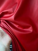 Red Stretch Faux Leather