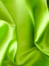 Stretch Satin Neon Green
