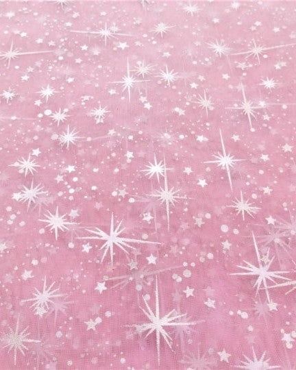 Shimmering Crystal Organza