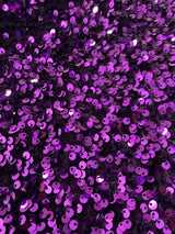 Purple Sequin on Velvet