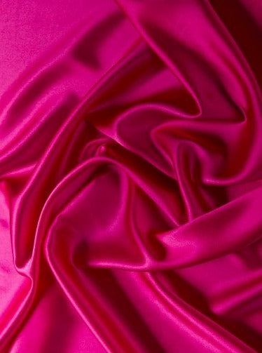 Stretch Silk Satin Fuchsia