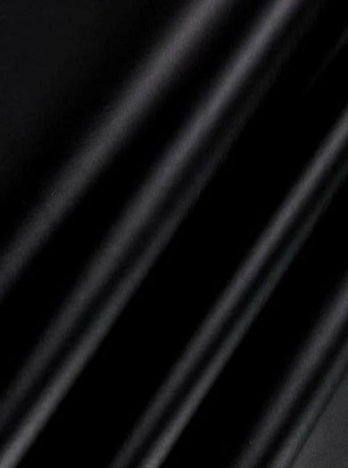 Black 2-Way Stretch Faux Leather