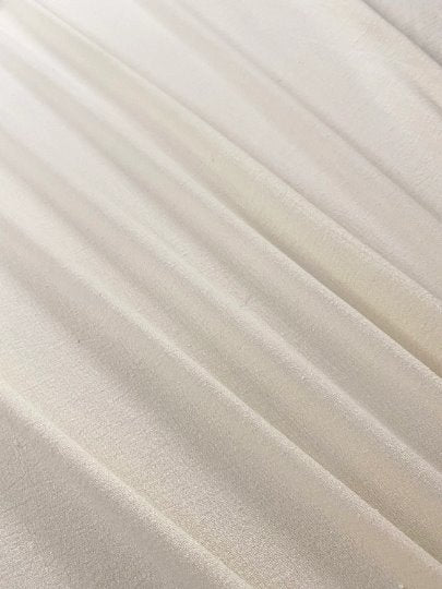 Cotton Gauze Ivory Crinkle