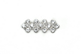 Crystal Rhinestone Brooch Pin 3in x 1in