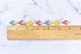 Embroidered Diamond Patch Applique 6 x 0.5
