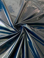 Navy Glossy Stretch Patent Leather Latex