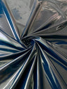 Navy Glossy Stretch Patent Leather Latex