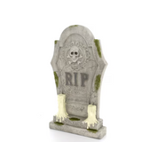 Haunted Living 3-ft Lighted Blow Mold Tombstone Halloween Decoration
