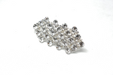 Crystal Rhinestone Brooch Pin 3.5 x 2