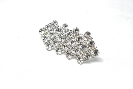Crystal Rhinestone Brooch Pin 3.5 x 2