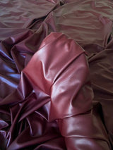 Burgundy Stretch Faux Leather