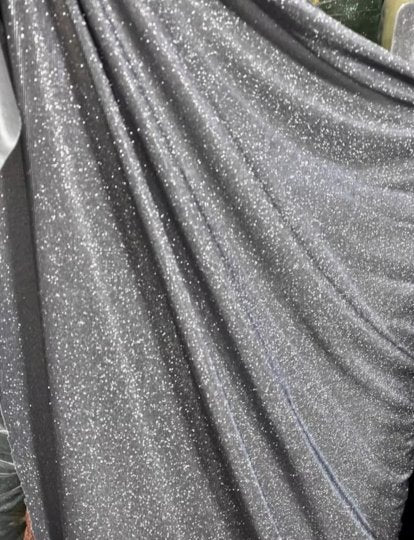 Stretch Metallic Lurex Silver