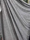 Stretch Metallic Lurex Silver