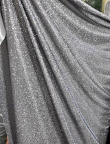 Stretch Metallic Lurex Silver