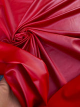 Red 4 Way Stretch Faux Leather
