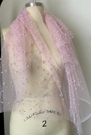 Pearl Tulle Baby Pink