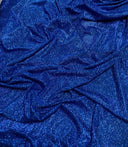 Royal Blue Stretch Lurex Jersey Knit