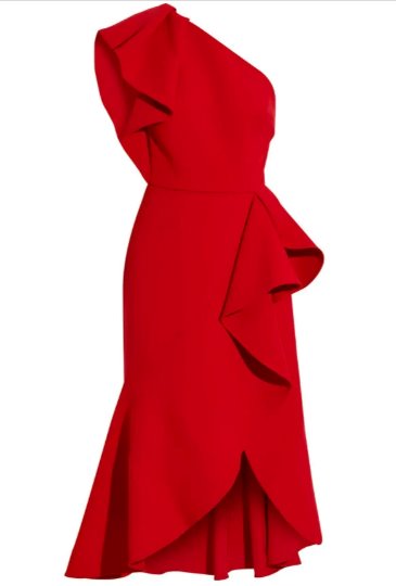 Stretch Crepe Red