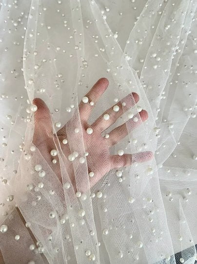 Pearl Tulle Bright White