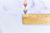 Embroidered Diamond Patch Applique 6 x 0.5