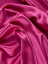 Stretch Silk Satin Fuchsia