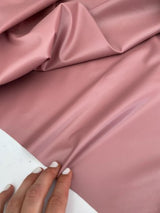 Stretch Faux Leather Mauve