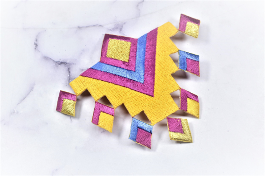 Embroidered Patch Applique Colorful Designs