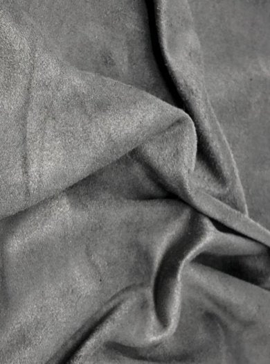 Gray Microsuede Faux Suede