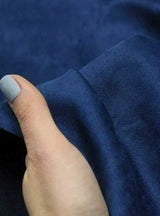Navy Microsuede Faux Suede