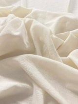 Cotton Gauze Ivory Crinkle