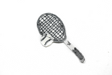 Embroidered Tennis Applique Black White Sequins Beads