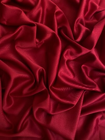 Stretch Crepe Back Satin Burgundy