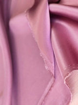 Stretch Silk Satin Deep Blush