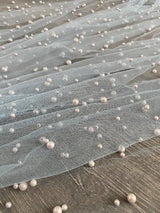Pearl Tulle Baby Blue