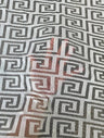 Printed Power Mesh White Geo