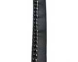 Ribbon with Black Chain Black Grosgrain 0.63"