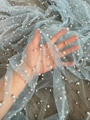 Pearl Tulle Baby Blue